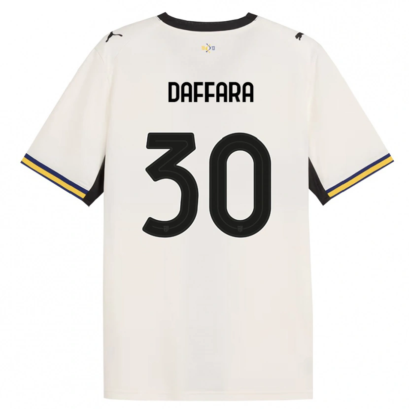 Danxen Donna Maglia Giovanni Daffara #30 Bianco Avorio Nero Giallo Kit Gara Home 2026/27 Maglietta