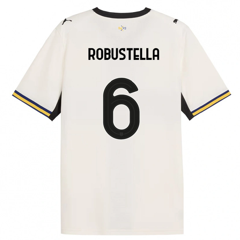 Danxen Donna Maglia Daniele Robustella #6 Bianco Avorio Nero Giallo Kit Gara Home 2026/27 Maglietta