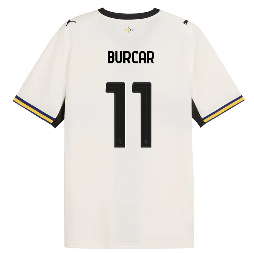 Danxen Donna Maglia Andrija Burcar #11 Bianco Avorio Nero Giallo Kit Gara Home 2026/27 Maglietta