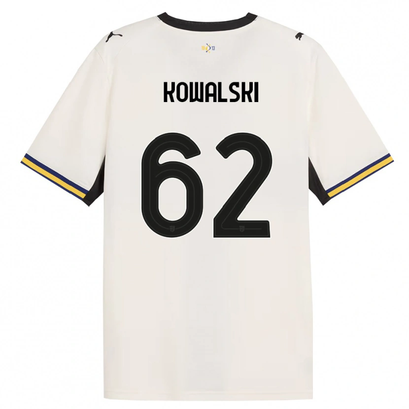 Danxen Donna Maglia Mateusz Kowalski #62 Bianco Avorio Nero Giallo Kit Gara Home 2026/27 Maglietta