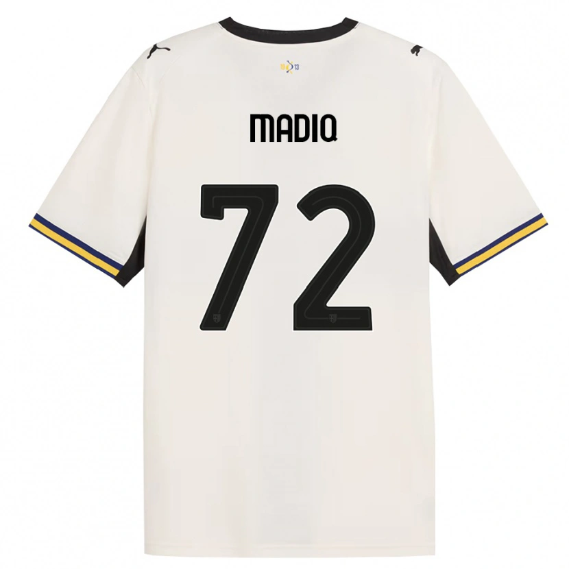Danxen Donna Maglia Abdelaziz Madiq #72 Bianco Avorio Nero Giallo Kit Gara Home 2026/27 Maglietta