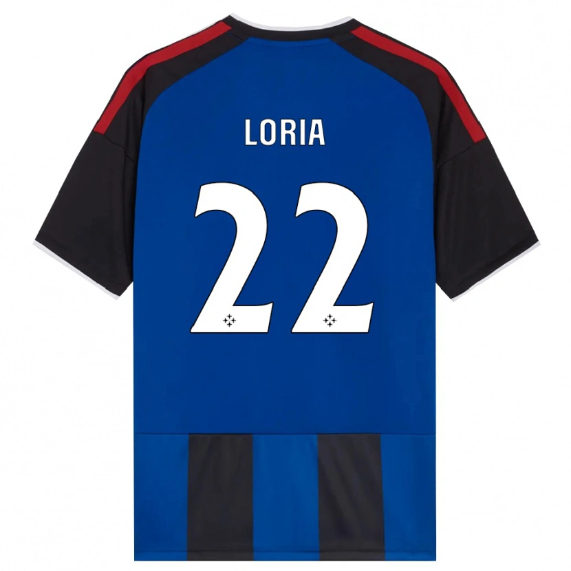Danxen Donna Maglia Leonardo Loria #22 Nero Rosso Bianco Blu Kit Gara Home 2026/27 Maglietta