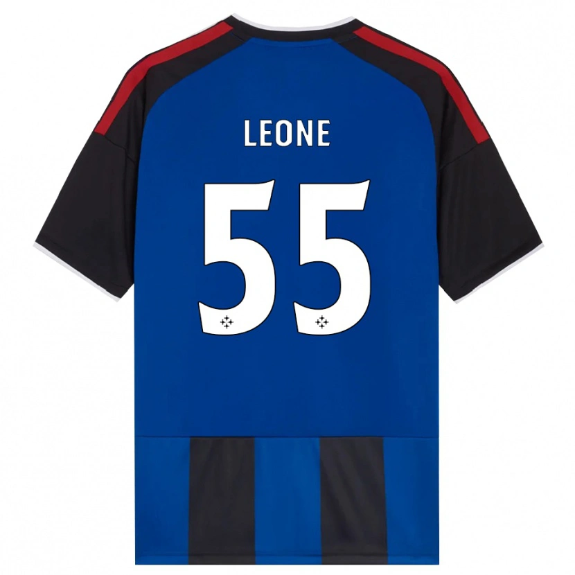 Danxen Donna Maglia Giuseppe Leone #55 Nero Rosso Bianco Blu Kit Gara Home 2026/27 Maglietta