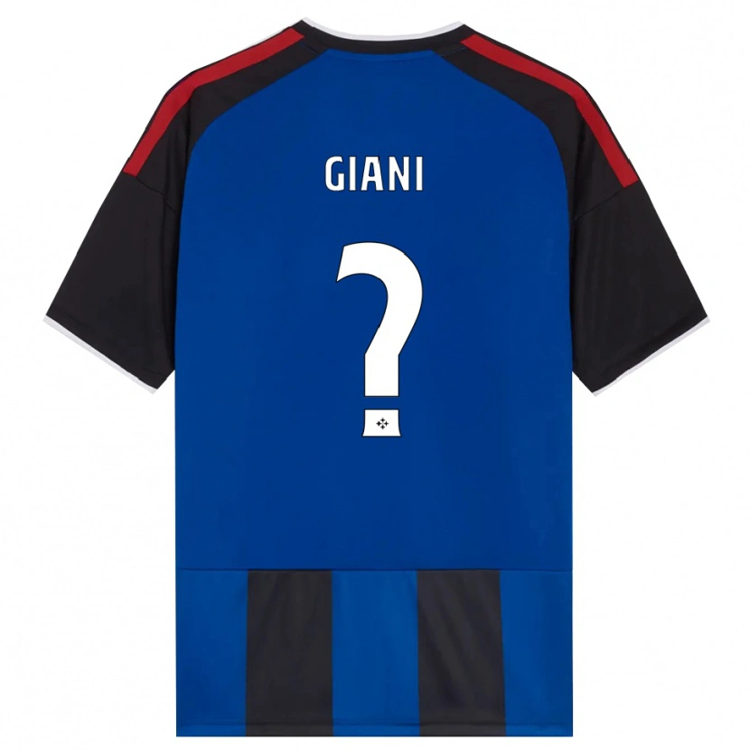 Danxen Donna Maglia Elia Giani #0 Nero Rosso Bianco Blu Kit Gara Home 2026/27 Maglietta