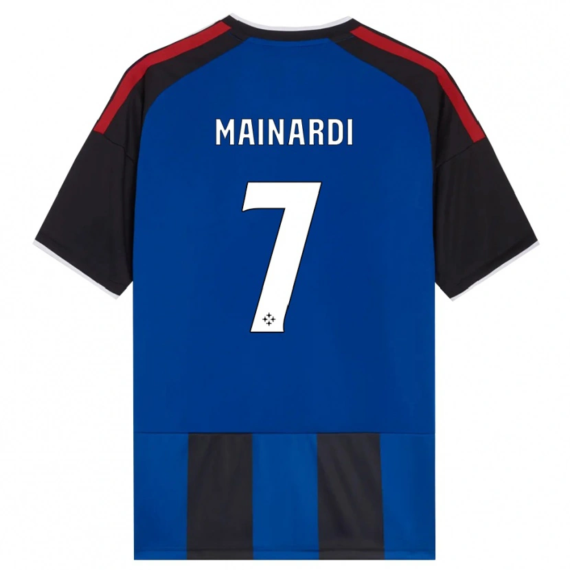 Danxen Donna Maglia Gianmarco Mainardi #7 Nero Rosso Bianco Blu Kit Gara Home 2026/27 Maglietta