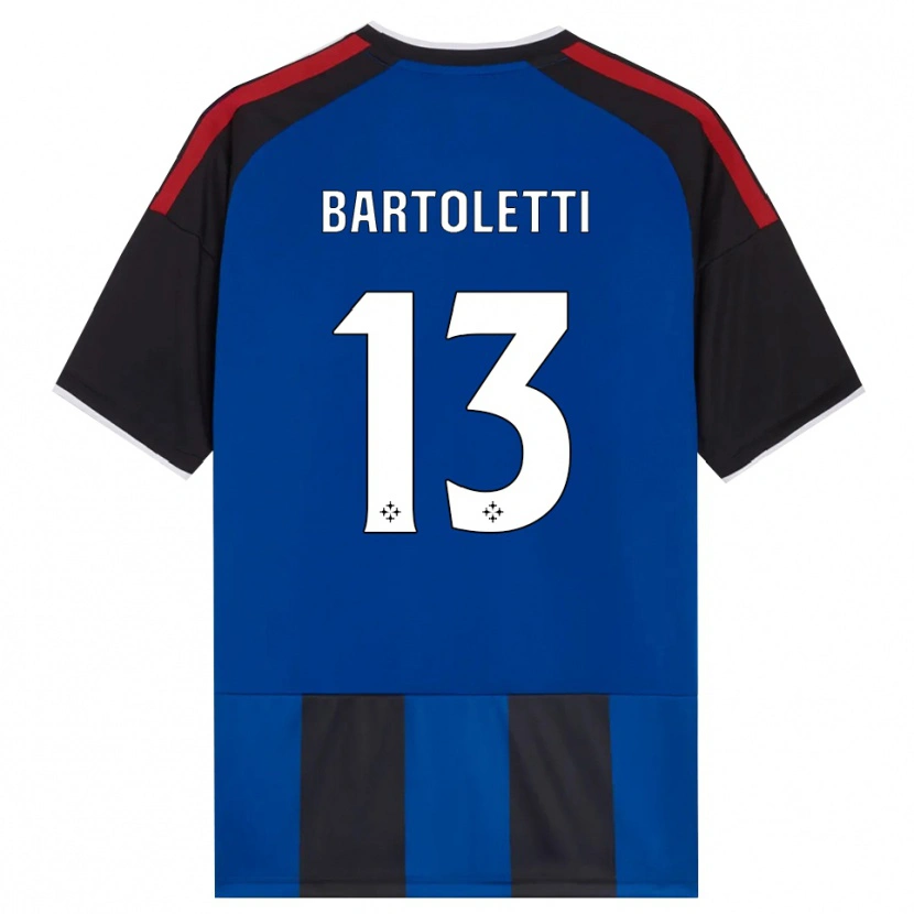 Danxen Donna Maglia Diego Bartoletti #13 Nero Rosso Bianco Blu Kit Gara Home 2026/27 Maglietta