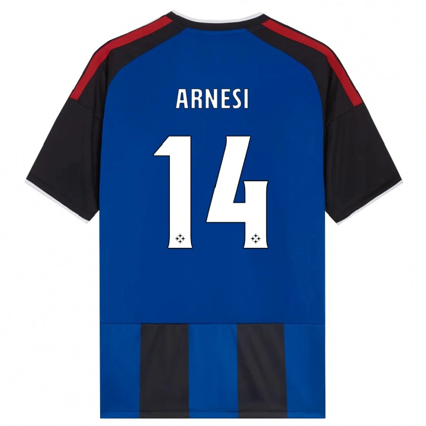 Danxen Donna Maglia Lorenzo Arnesi #14 Nero Rosso Bianco Blu Kit Gara Home 2026/27 Maglietta