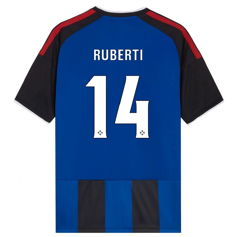 Danxen Donna Maglia Brando Ruberti #14 Nero Rosso Bianco Blu Kit Gara Home 2026/27 Maglietta