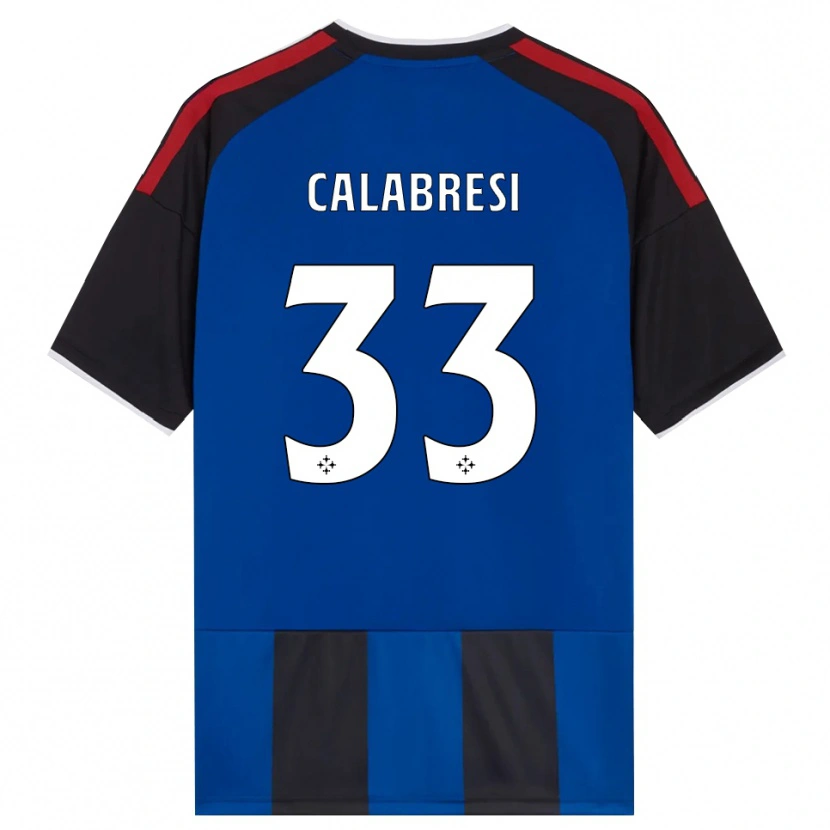 Danxen Donna Maglia Arturo Calabresi #33 Nero Rosso Bianco Blu Kit Gara Home 2026/27 Maglietta