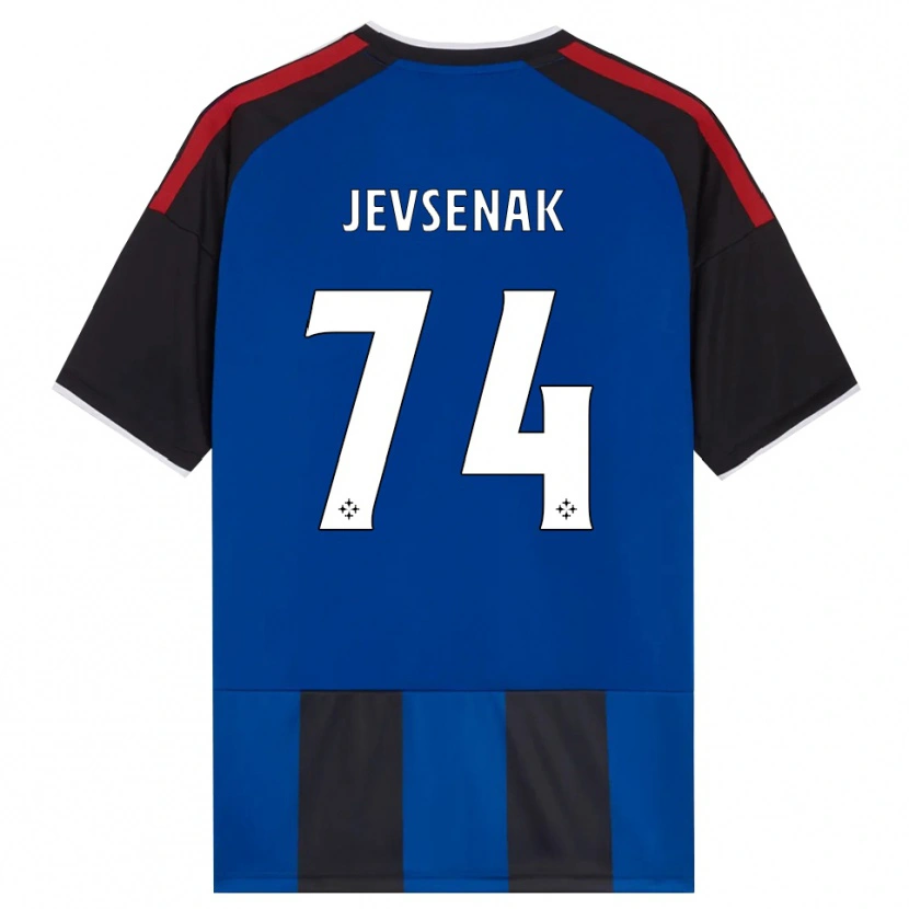 Danxen Donna Maglia Zan Jevsenak #74 Nero Rosso Bianco Blu Kit Gara Home 2026/27 Maglietta