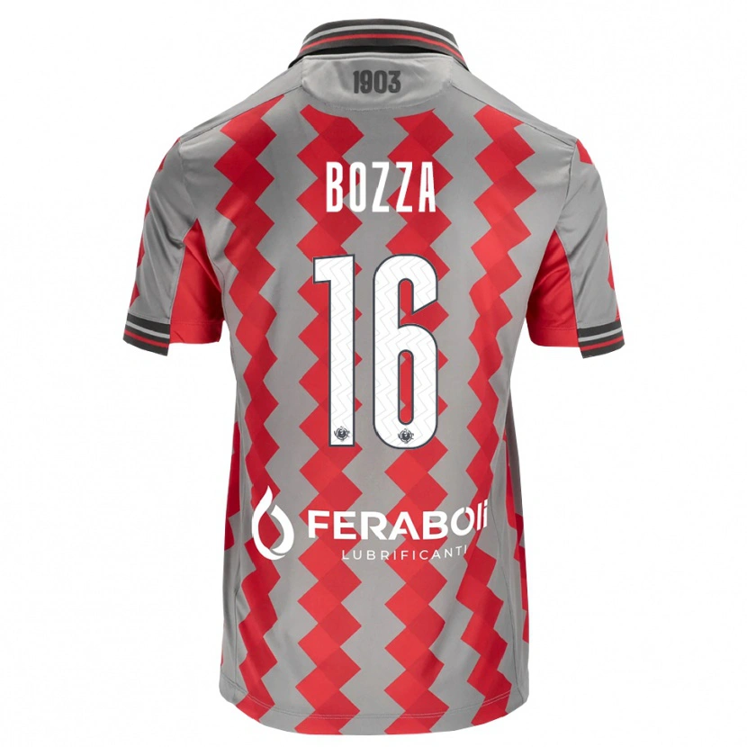 Danxen Donna Maglia Mattia Bozza #16 Grigio Rosso Bianco Kit Gara Home 2026/27 Maglietta