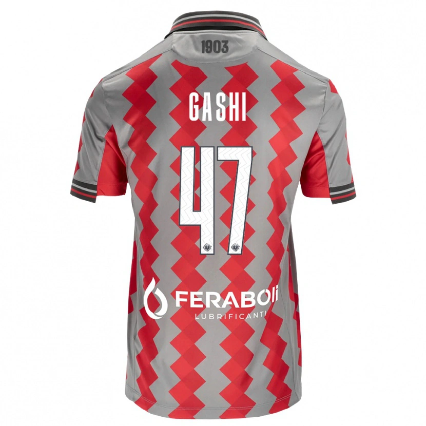 Danxen Donna Maglia Eduart Gashi #47 Grigio Rosso Bianco Kit Gara Home 2026/27 Maglietta