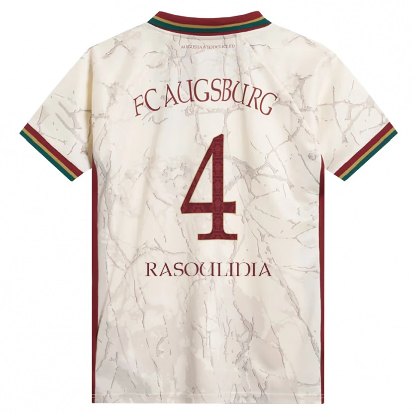 Danxen Donna Maglia Nick Rasoulinia #4 Verde Riso Bianco Borgogna Kit Gara Home 2026/27 Maglietta