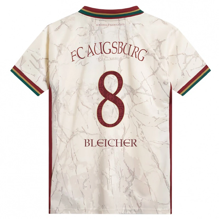 Danxen Donna Maglia Franz Xaver Bleicher #8 Verde Riso Bianco Borgogna Kit Gara Home 2026/27 Maglietta
