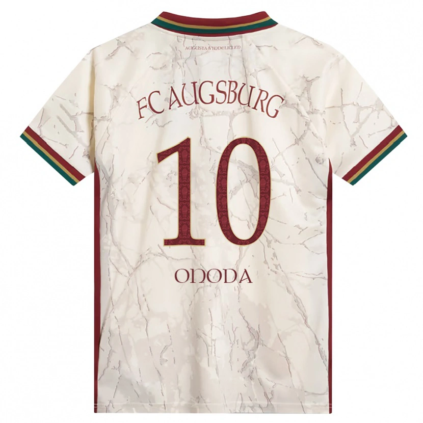 Danxen Donna Maglia Ryota Onoda #10 Verde Riso Bianco Borgogna Kit Gara Home 2026/27 Maglietta