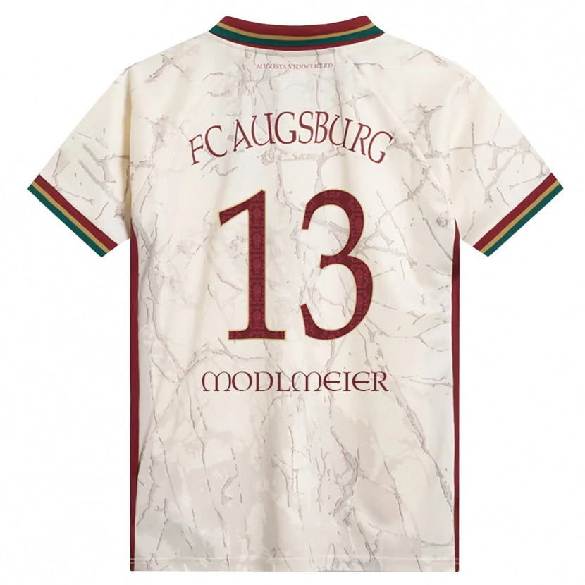 Danxen Donna Maglia Benedikt Modlmeier #13 Verde Riso Bianco Borgogna Kit Gara Home 2026/27 Maglietta