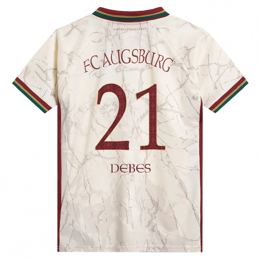 Danxen Donna Maglia Magdalena Debes #21 Verde Riso Bianco Borgogna Kit Gara Home 2026/27 Maglietta
