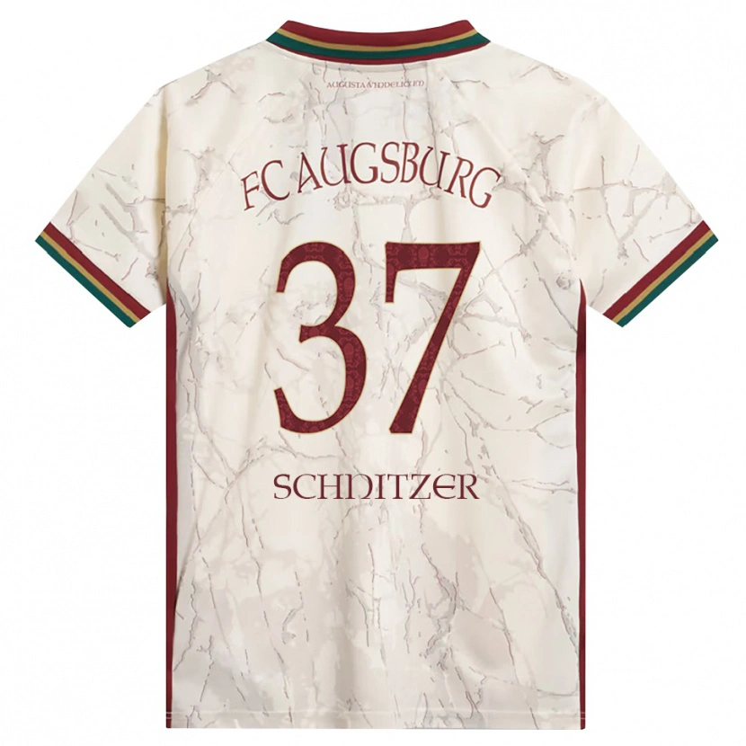 Danxen Donna Maglia Tim Schnitzer #37 Verde Riso Bianco Borgogna Kit Gara Home 2026/27 Maglietta