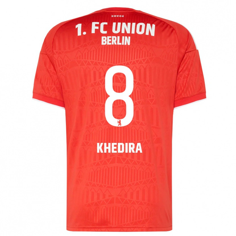 Danxen Donna Maglia Rani Khedira #8 Rosso Bianco Kit Gara Home 2026/27 Maglietta