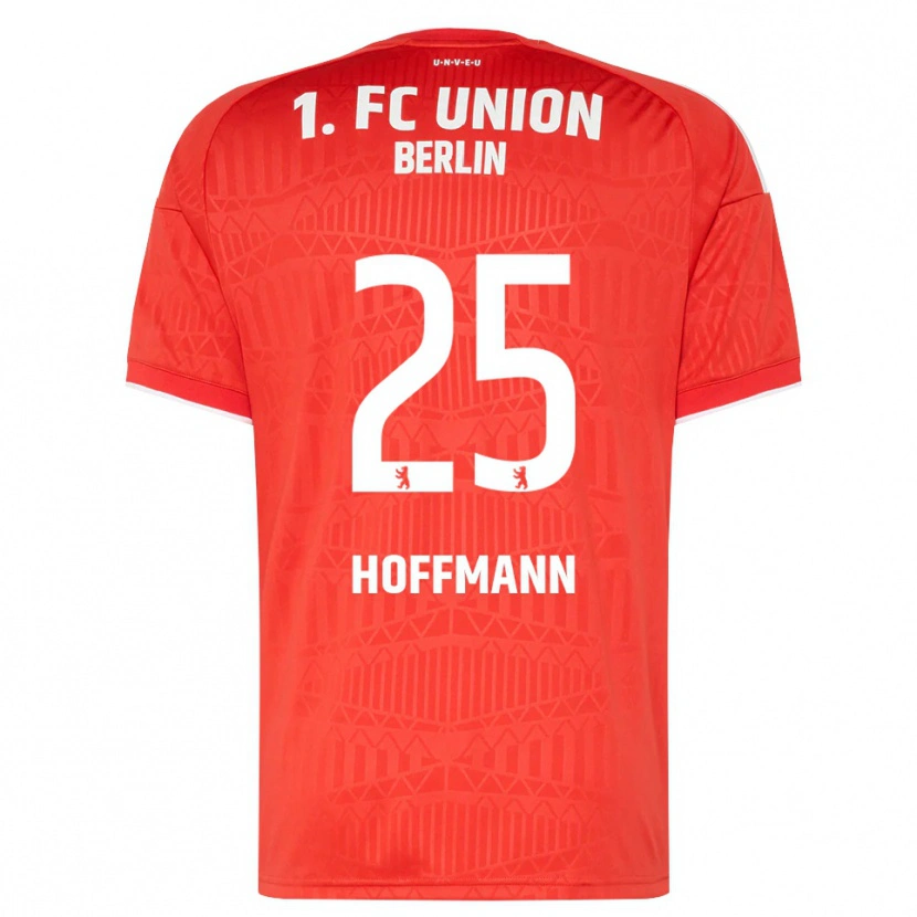 Danxen Donna Maglia Marwin Hoffmann #25 Rosso Bianco Kit Gara Home 2026/27 Maglietta
