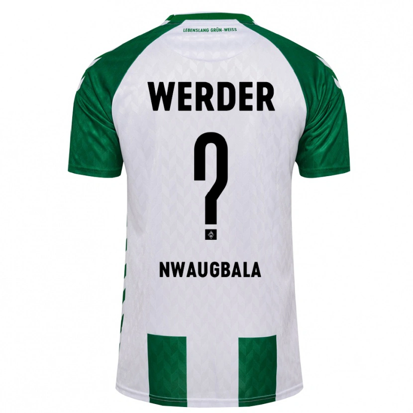 Danxen Donna Maglia Kevin Nwaugbala #0 Verde Bianco Kit Gara Home 2026/27 Maglietta