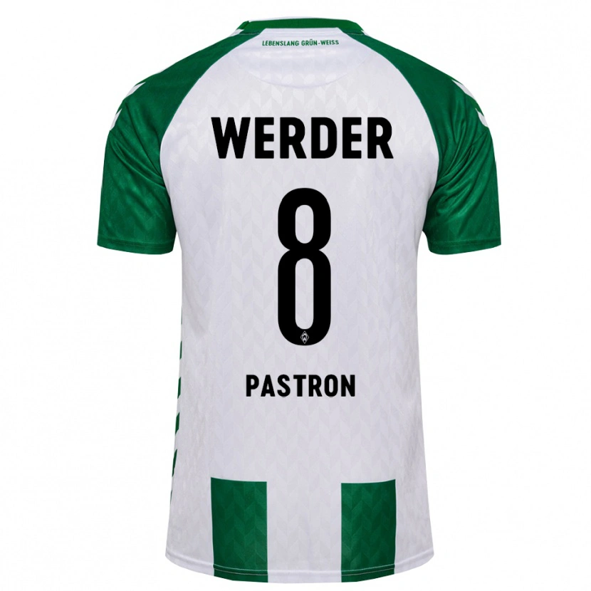 Danxen Donna Maglia Tommy Pastron #8 Verde Bianco Kit Gara Home 2026/27 Maglietta