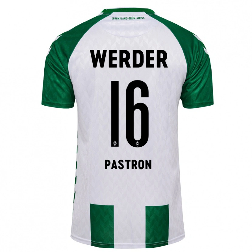 Danxen Donna Maglia Alvin Pastron #16 Verde Bianco Kit Gara Home 2026/27 Maglietta