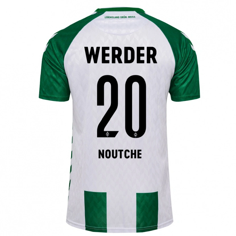 Danxen Donna Maglia Steven Noutche #20 Verde Bianco Kit Gara Home 2026/27 Maglietta