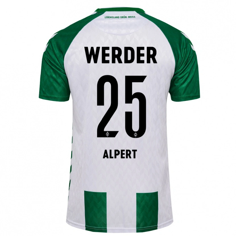 Danxen Donna Maglia Marvin Alpert #25 Verde Bianco Kit Gara Home 2026/27 Maglietta
