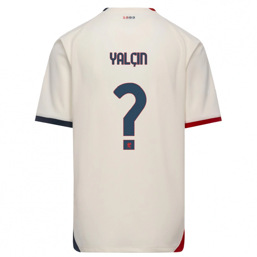 Danxen Donna Maglia Güven Yalçın #0 Bianco Avorio Rosso Kit Gara Away 2026/27 Maglietta