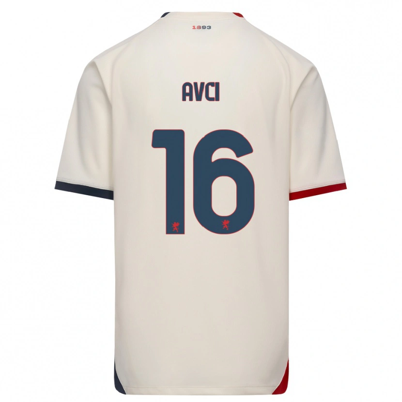 Danxen Donna Maglia Bora Avci #16 Bianco Avorio Rosso Kit Gara Away 2026/27 Maglietta