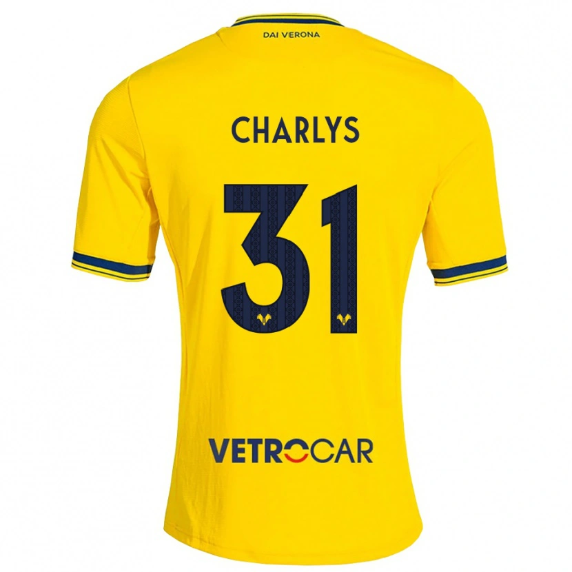 Danxen Donna Maglia Charlys Matheus Lima Pontes #31 Giallo Rosso Kit Gara Away 2026/27 Maglietta
