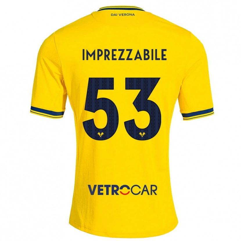 Danxen Donna Maglia Francesca Imprezzabile #53 Giallo Rosso Kit Gara Away 2026/27 Maglietta