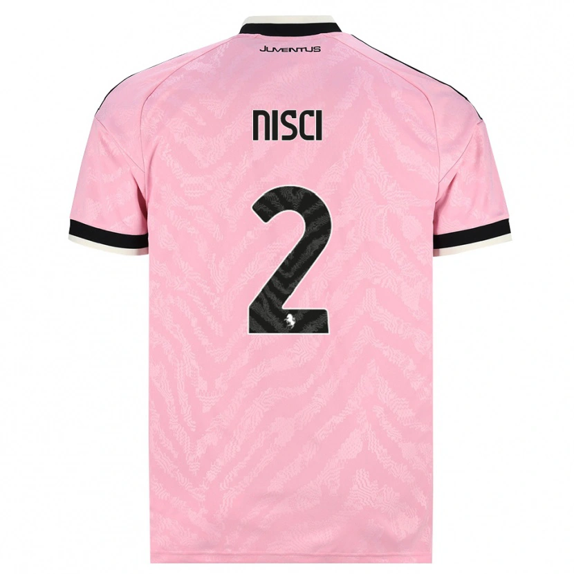 Danxen Donna Maglia Alessandro Nisci #2 Rosa Nero Kit Gara Away 2026/27 Maglietta