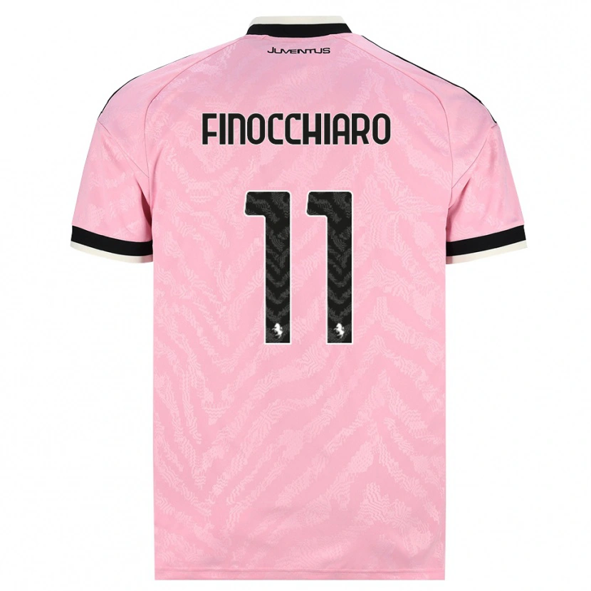 Danxen Donna Maglia Gabriele Finocchiaro #11 Rosa Nero Kit Gara Away 2026/27 Maglietta