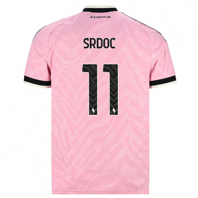 Danxen Donna Maglia Ivano Srdoc #11 Rosa Nero Kit Gara Away 2026/27 Maglietta