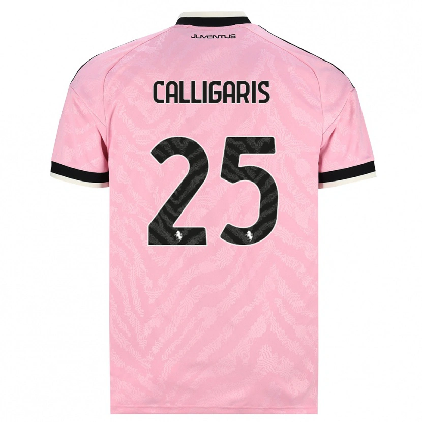 Danxen Donna Maglia Viola Calligaris #25 Rosa Nero Kit Gara Away 2026/27 Maglietta