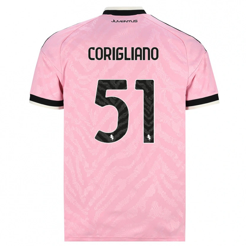 Danxen Donna Maglia Thomas Corigliano #51 Rosa Nero Kit Gara Away 2026/27 Maglietta