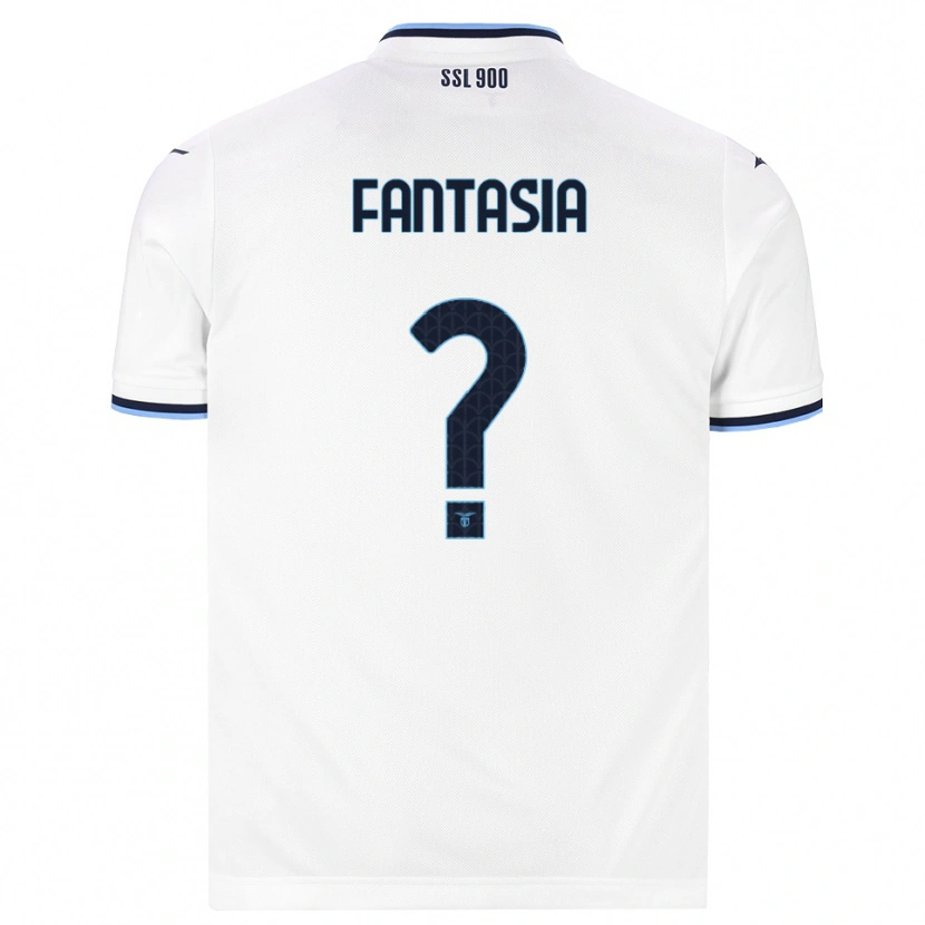 Danxen Donna Maglia Luca Fantasia #0 Bianco Blu Navy Kit Gara Away 2026/27 Maglietta