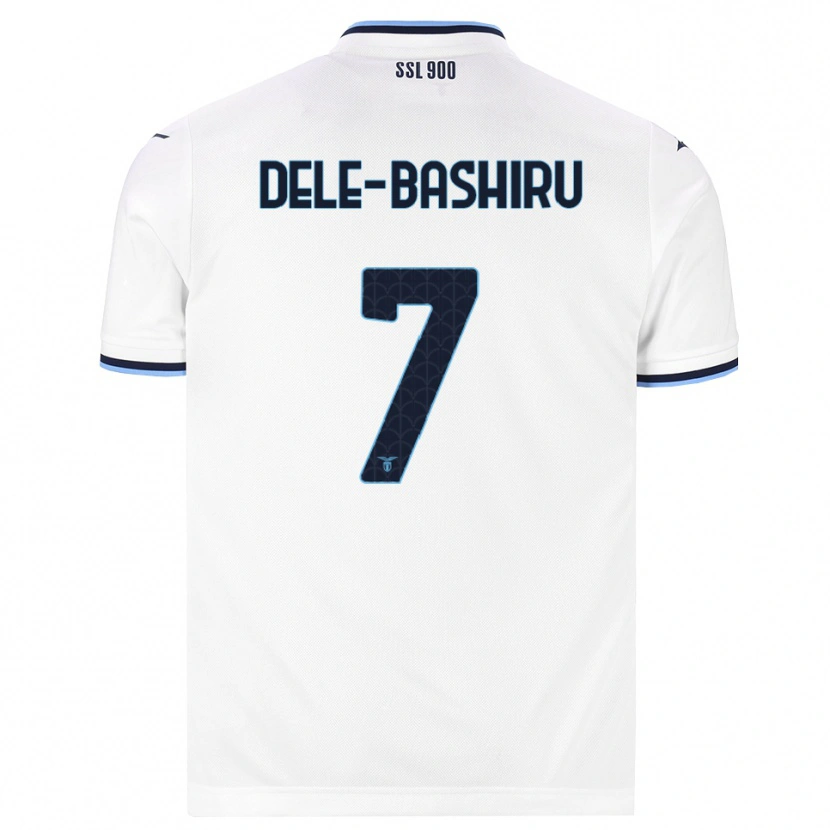 Danxen Donna Maglia Fisayo Dele-Bashiru #7 Bianco Blu Navy Kit Gara Away 2026/27 Maglietta