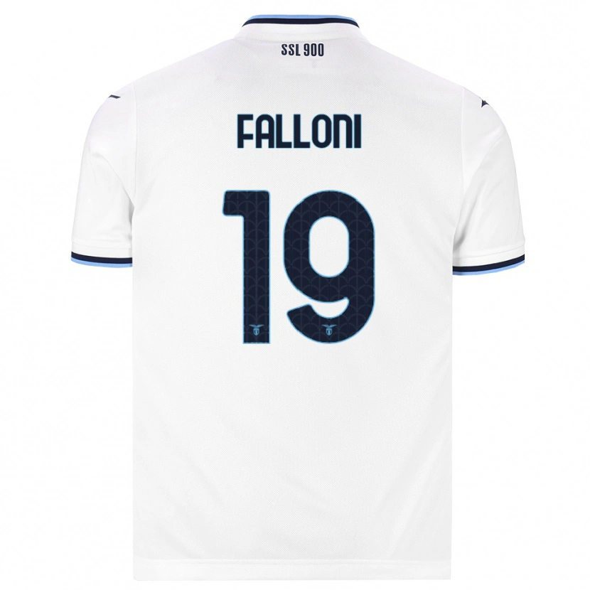 Danxen Donna Maglia Ludovica Falloni #19 Bianco Blu Navy Kit Gara Away 2026/27 Maglietta