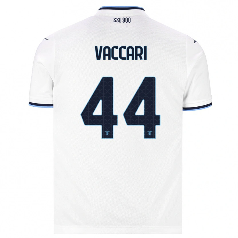 Danxen Donna Maglia Flavia Vaccari #44 Bianco Blu Navy Kit Gara Away 2026/27 Maglietta