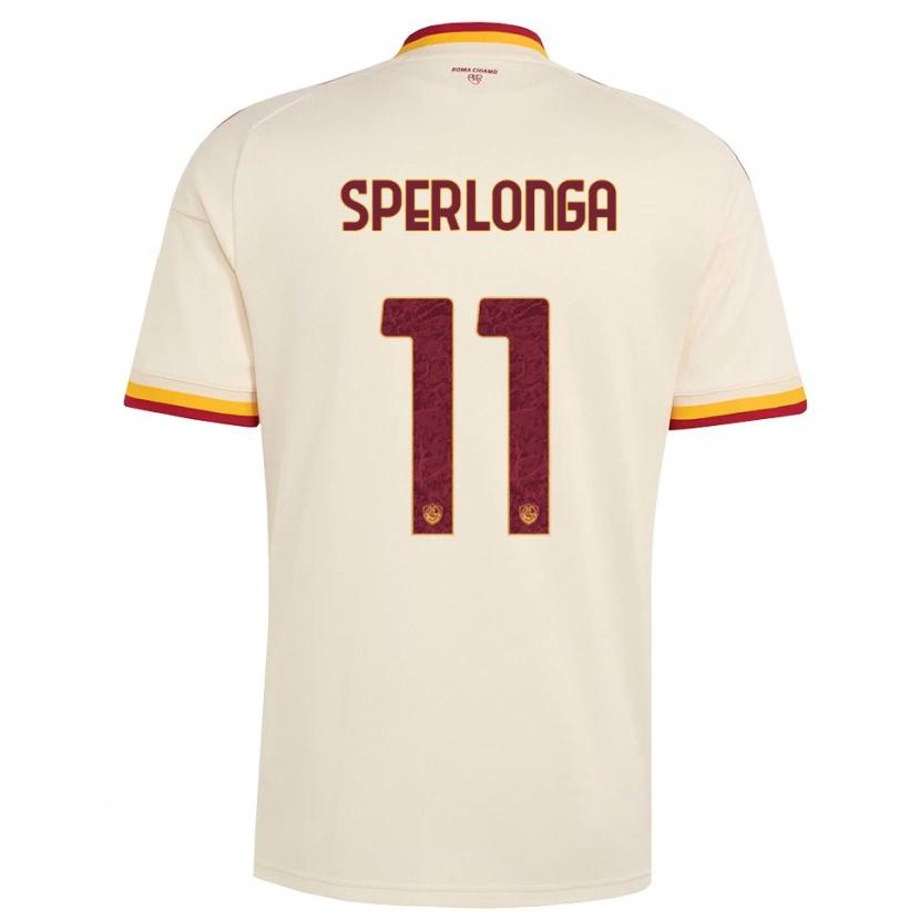 Danxen Donna Maglia Omar Sperlonga #11 Champagne Rosso Giallo Kit Gara Away 2026/27 Maglietta