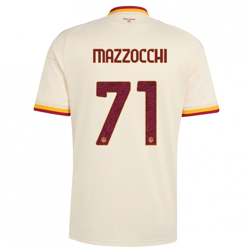 Danxen Donna Maglia Giulia Mazzocchi #71 Champagne Rosso Giallo Kit Gara Away 2026/27 Maglietta