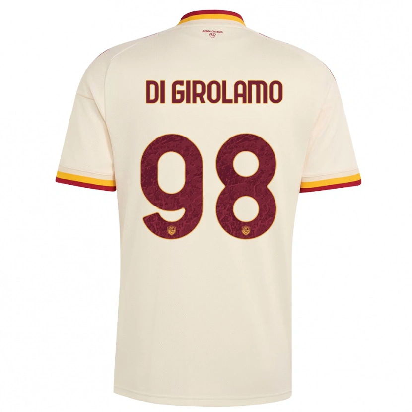 Danxen Donna Maglia Anita Di Girolamo #98 Champagne Rosso Giallo Kit Gara Away 2026/27 Maglietta