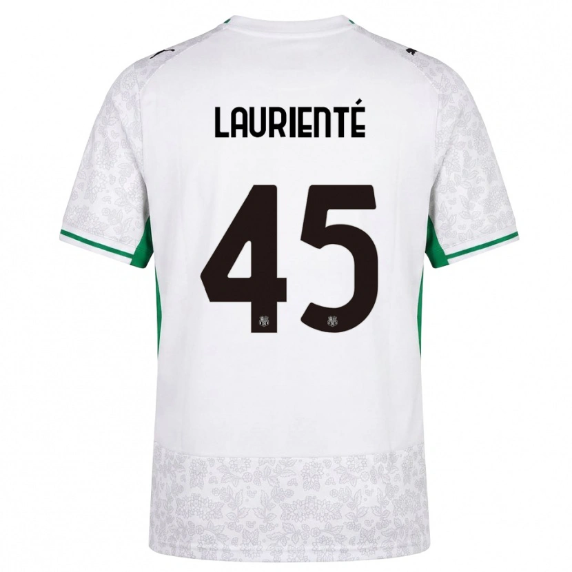 Danxen Donna Maglia Armand Laurienté #45 Bianco Nero Verde Kit Gara Away 2026/27 Maglietta