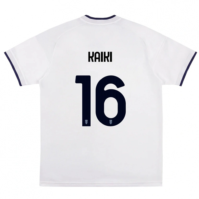 Danxen Donna Maglia Kaiki Bruno Da Silva #16 Bianco Rosso Blu Reale Kit Gara Away 2026/27 Maglietta