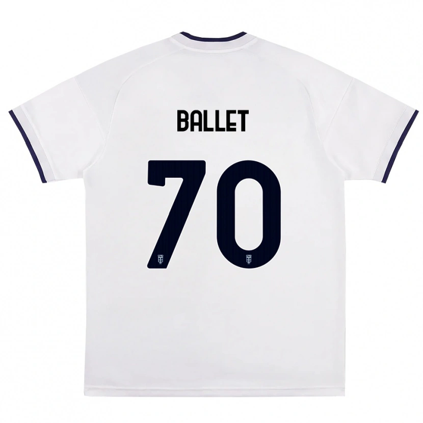 Danxen Donna Maglia Samuel Ballet #70 Bianco Rosso Blu Reale Kit Gara Away 2026/27 Maglietta