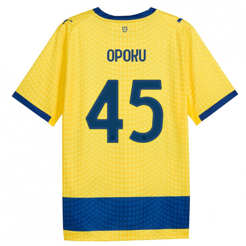Danxen Donna Maglia Mama Opoku #45 Giallo Blu Nero Kit Gara Away 2026/27 Maglietta