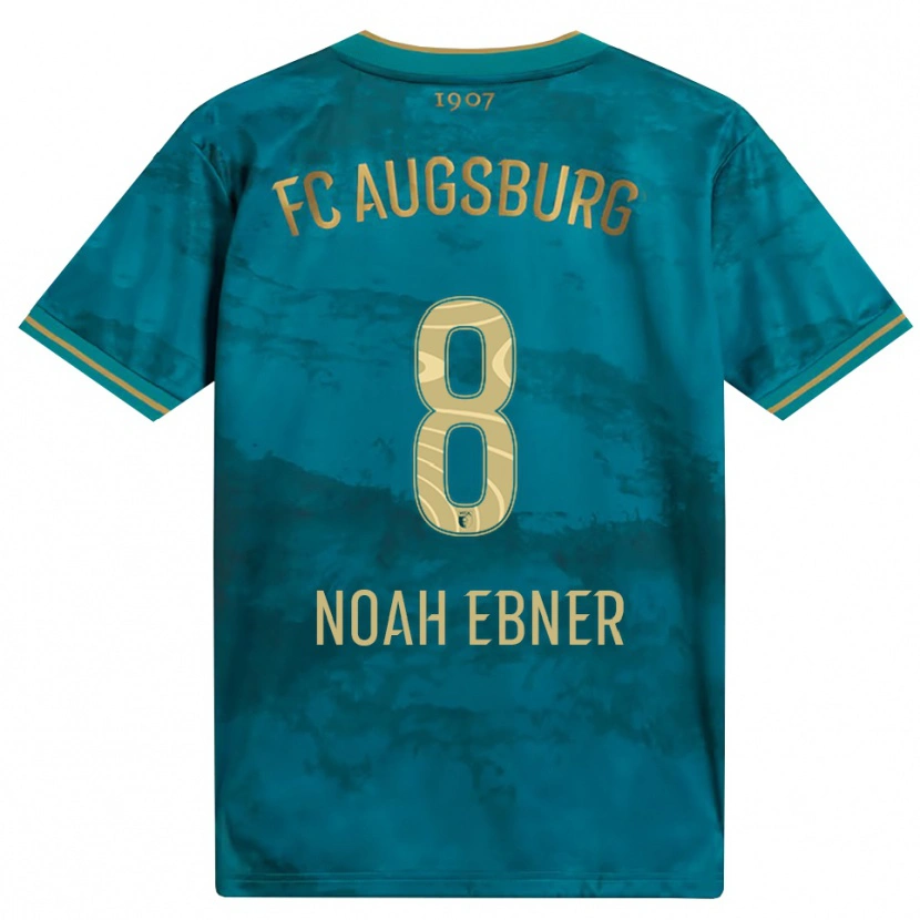 Danxen Donna Maglia Noah Ebner #8 Verde Marrone Kit Gara Away 2026/27 Maglietta